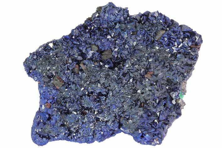 Sparkling Azurite Crystal Cluster - Morocco #73433